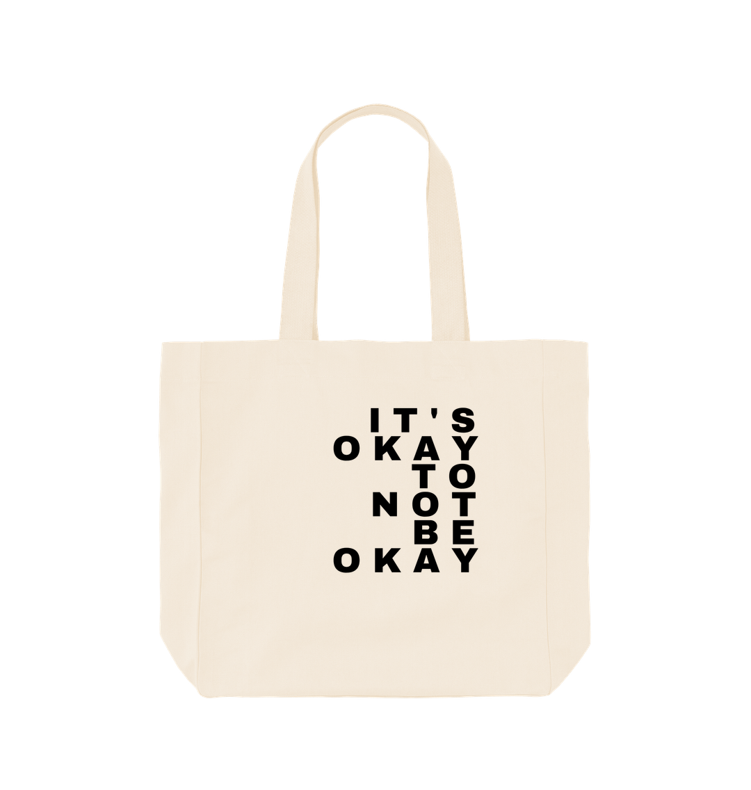 Natural Printed Bag Front