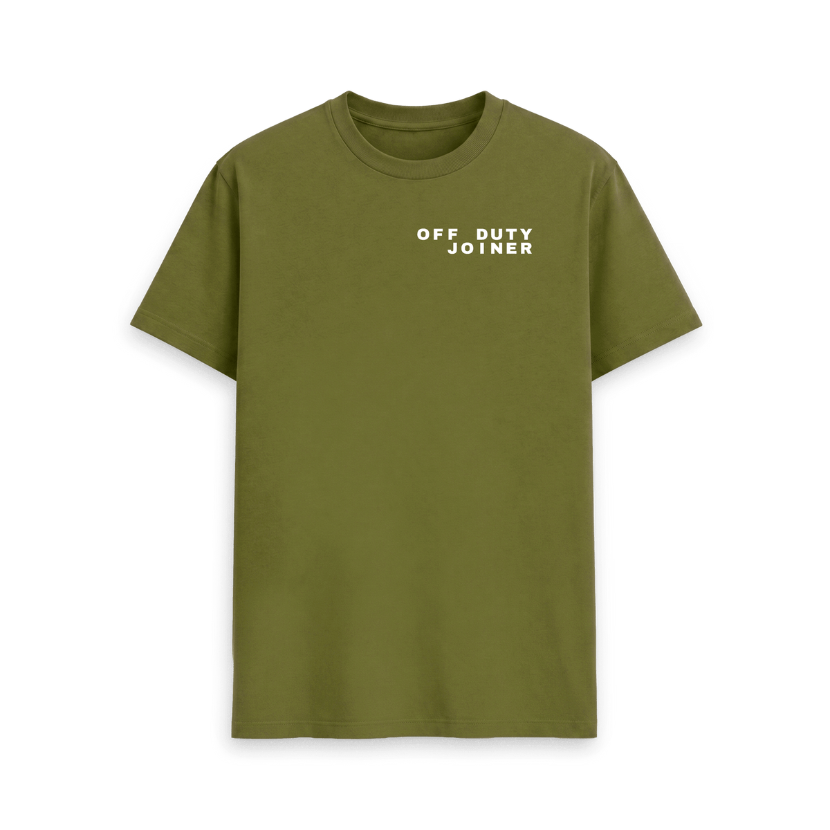 Moss Green Printed T-shirt Front