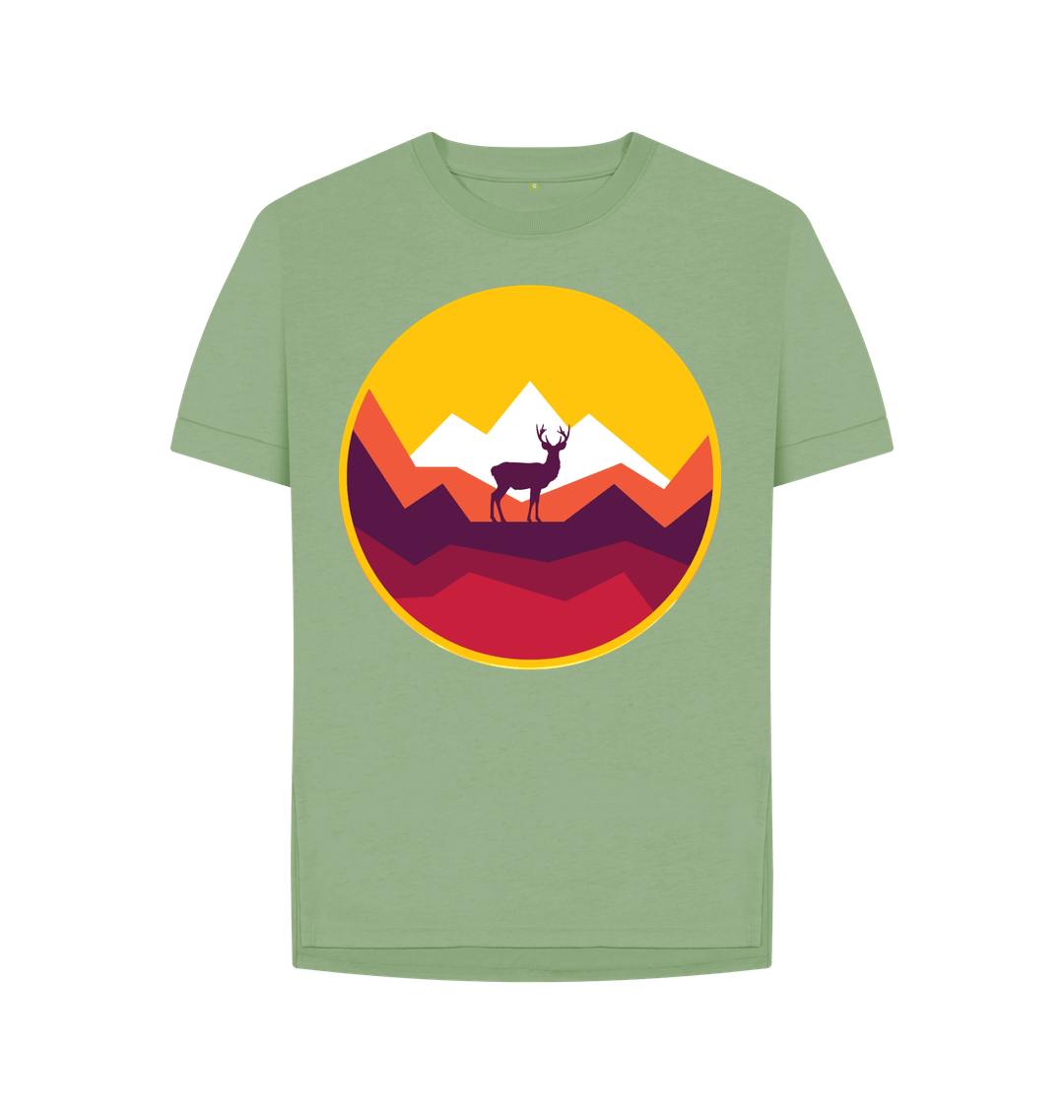 Sage Organic Cotton Woman's T-Shirt Sunset