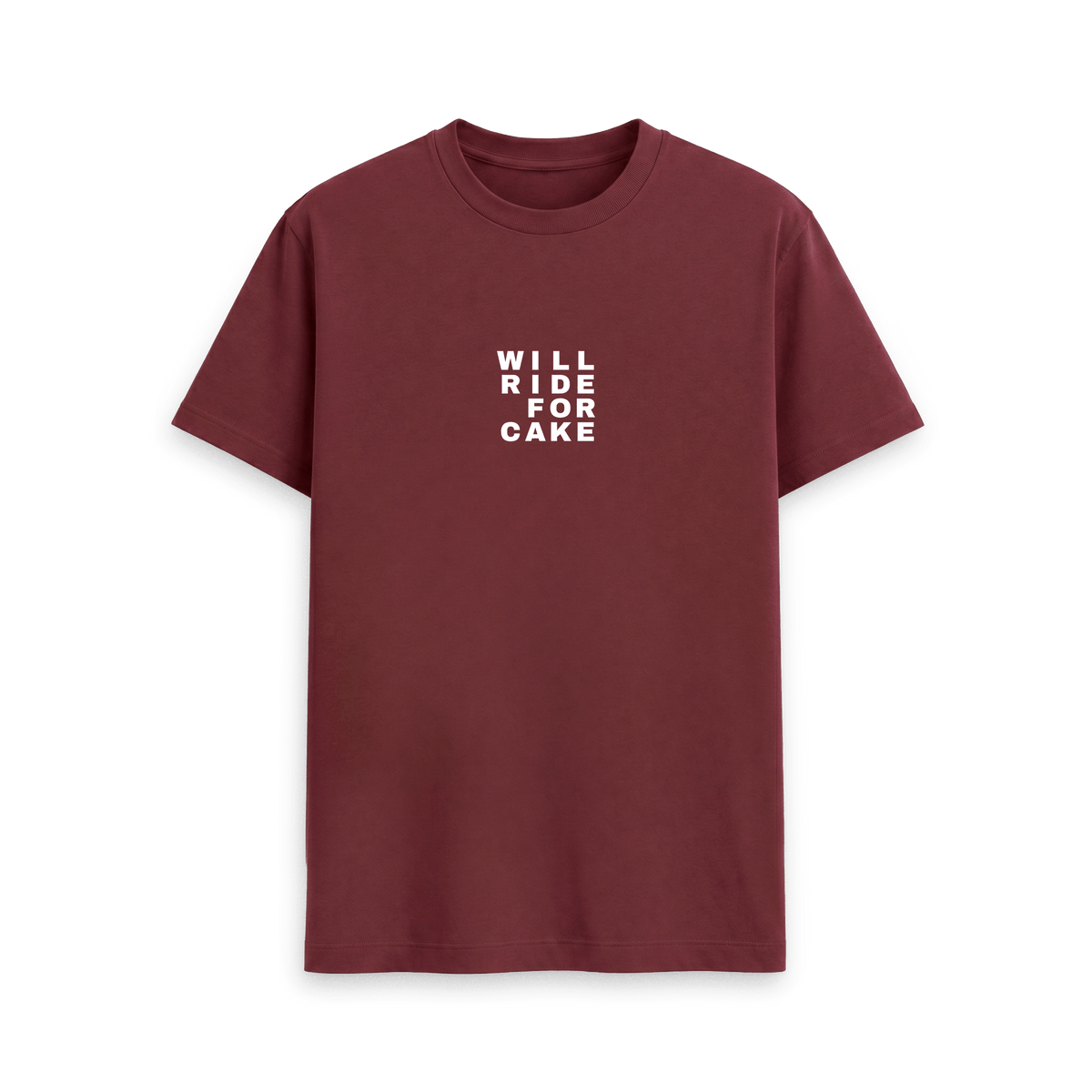 Red Wine Printed T-shirt Front
