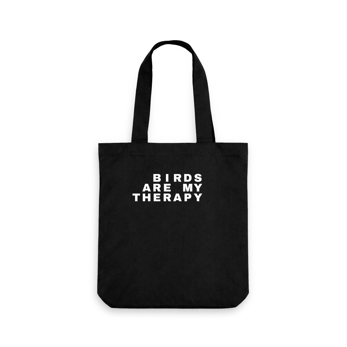 Black Printed Bag Front