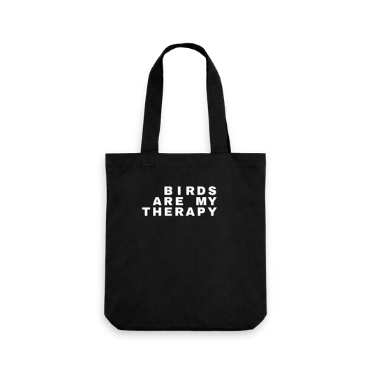 Black Printed Bag Front