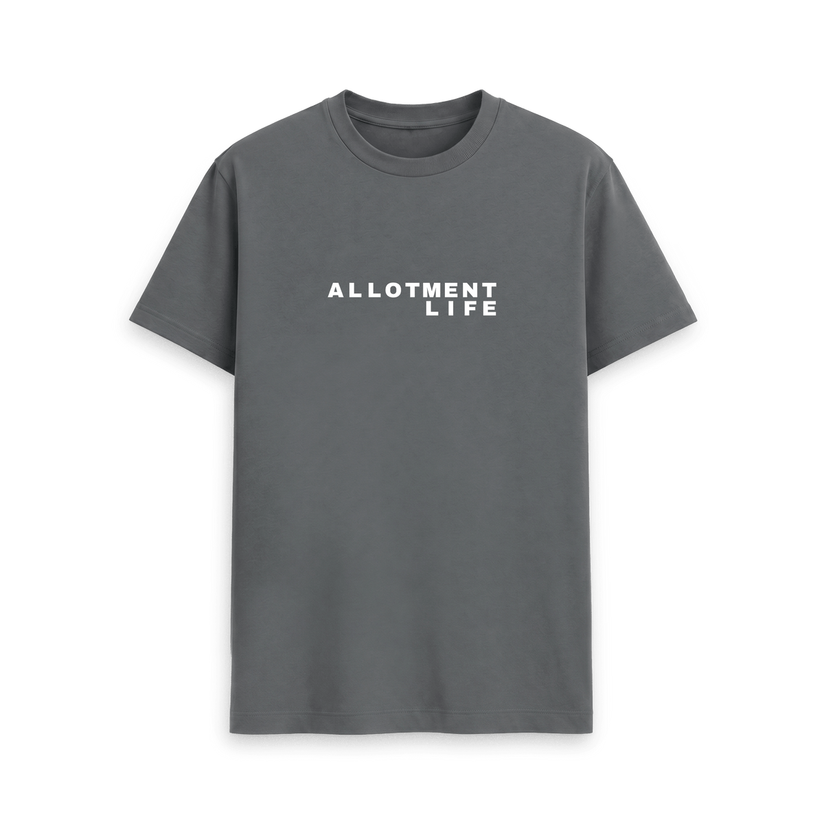 Slate Grey Printed T-shirt Front