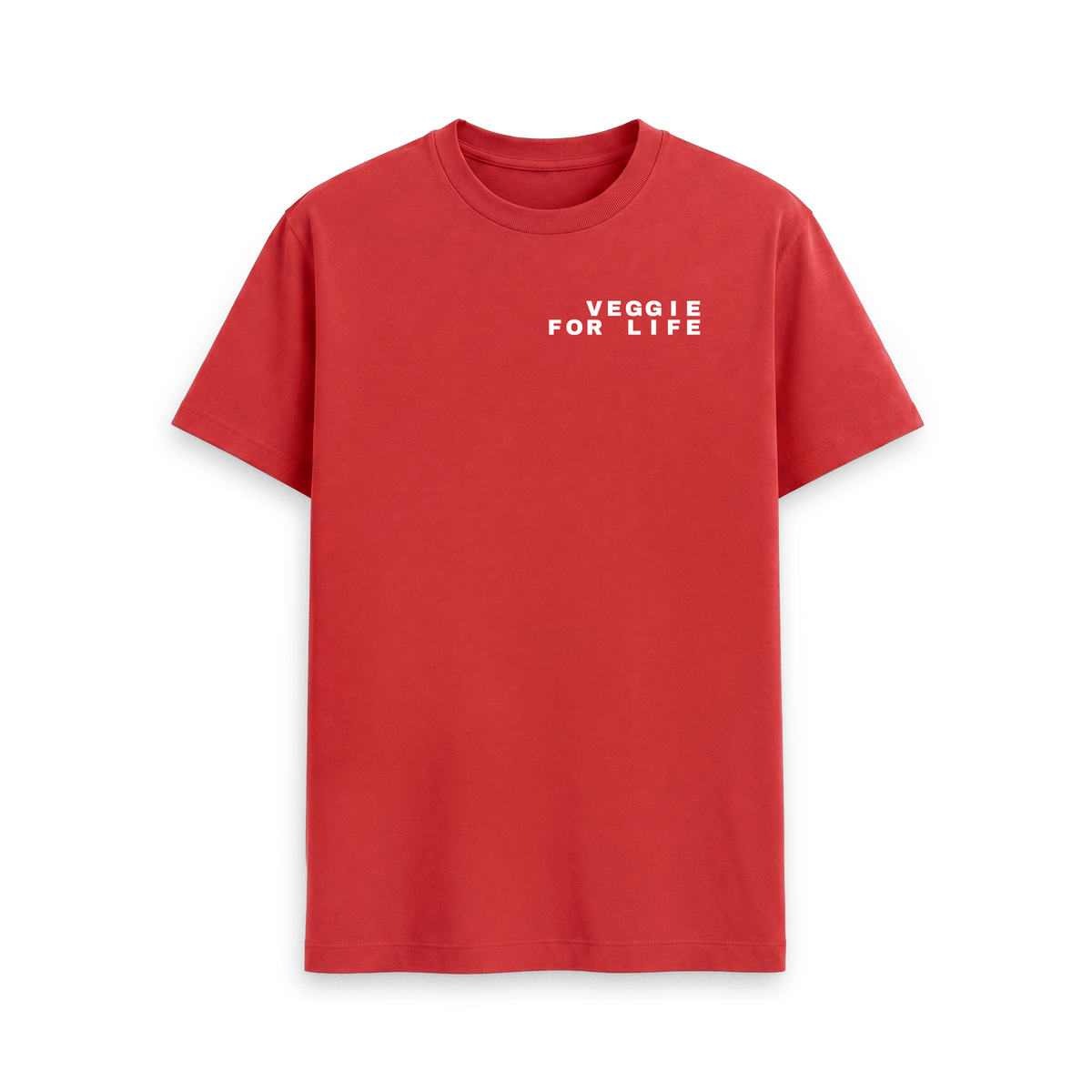 Red Printed T-shirt Front