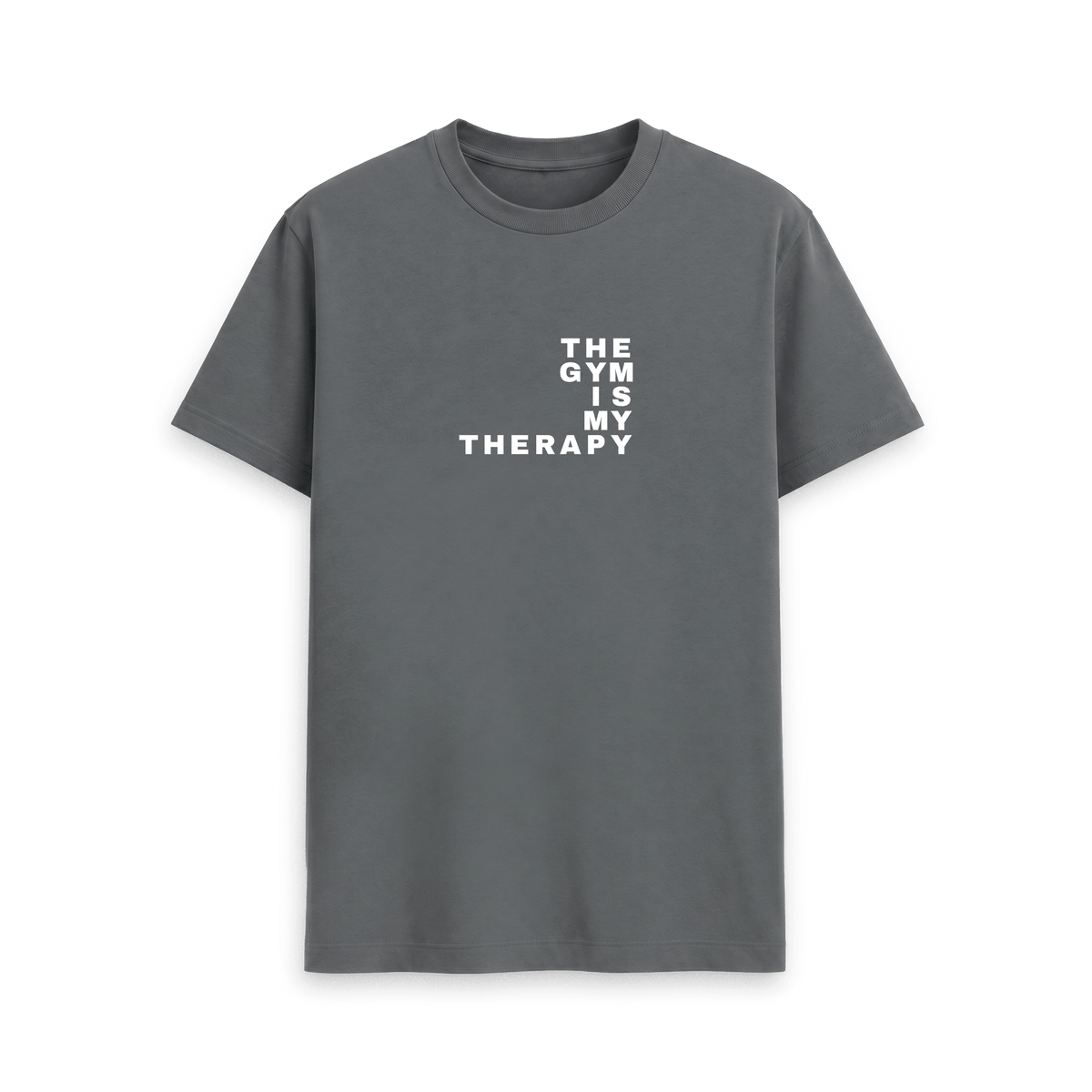 Slate Grey Printed T-shirt Front