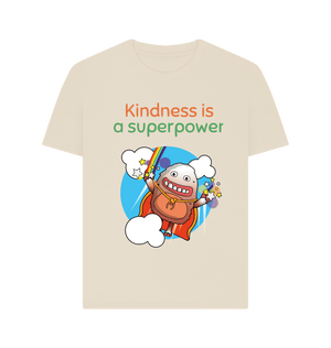 Oat Organic Cotton Kindness is a Superpower Mental Health Women's T-Shirt