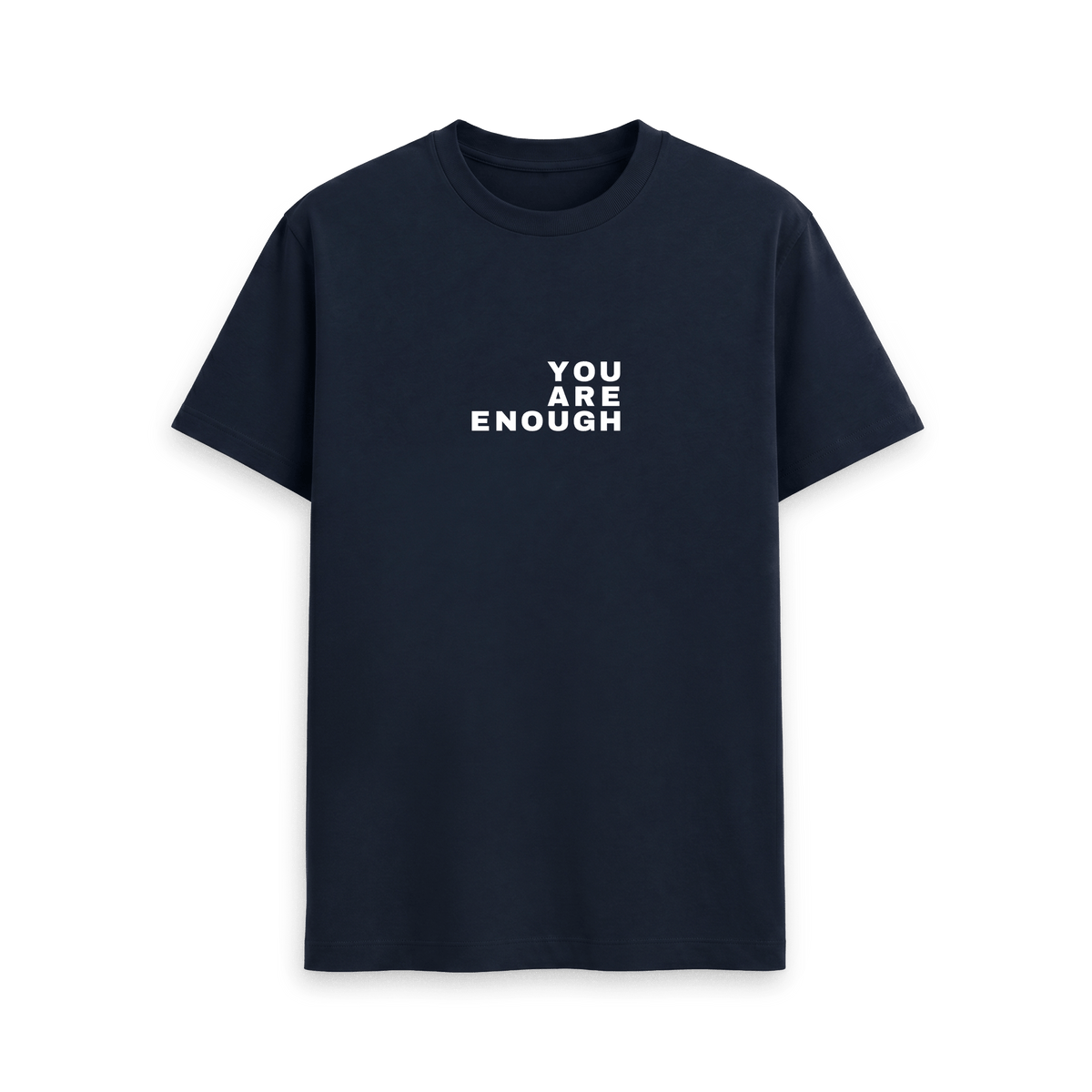 Navy Blue Printed T-shirt Front