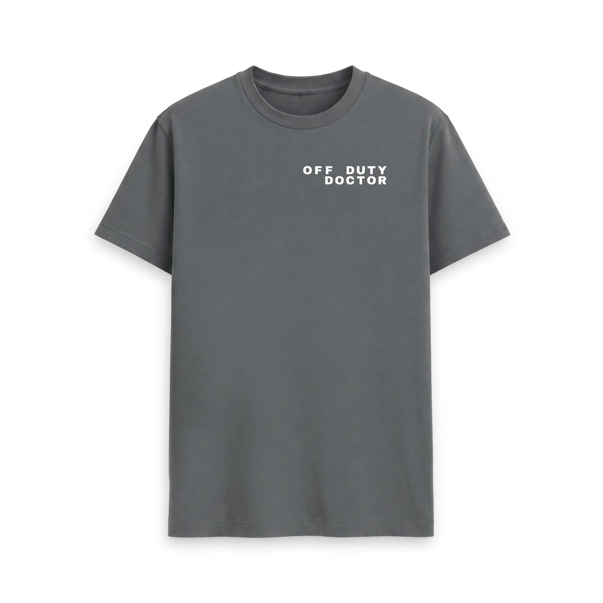 Slate Grey Printed T-shirt Front