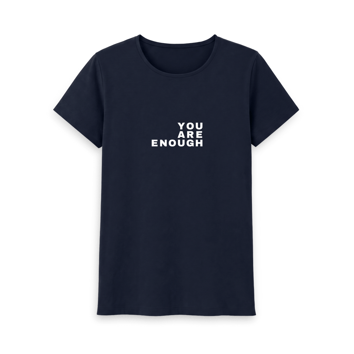 Navy Blue Printed T-shirt Front