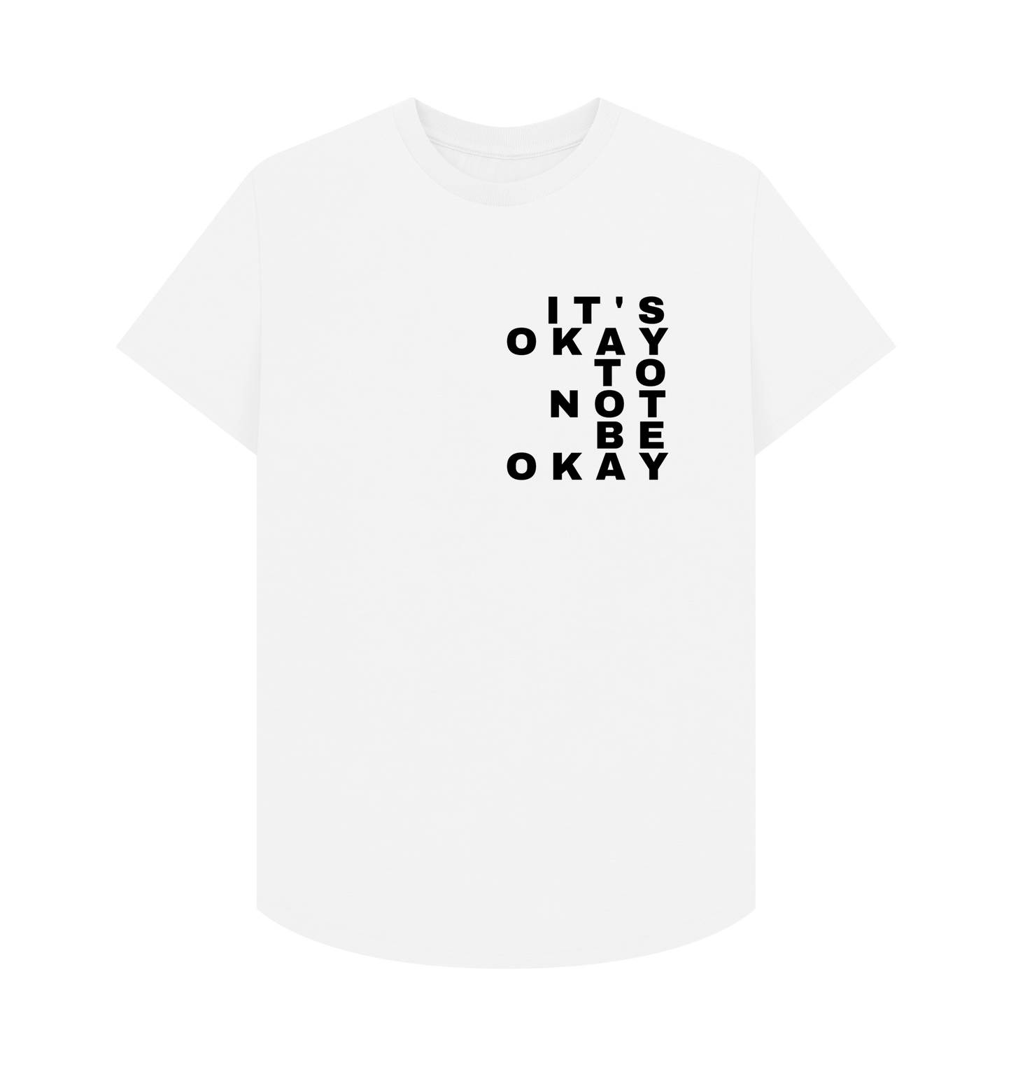 White Printed T-shirt Front
