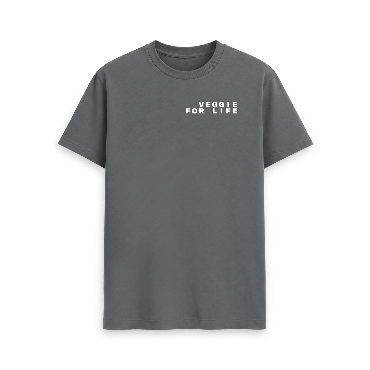Slate Grey Printed T-shirt Front