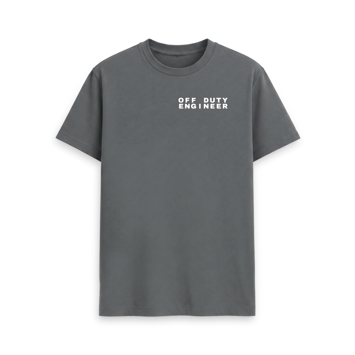 Slate Grey Printed T-shirt Front