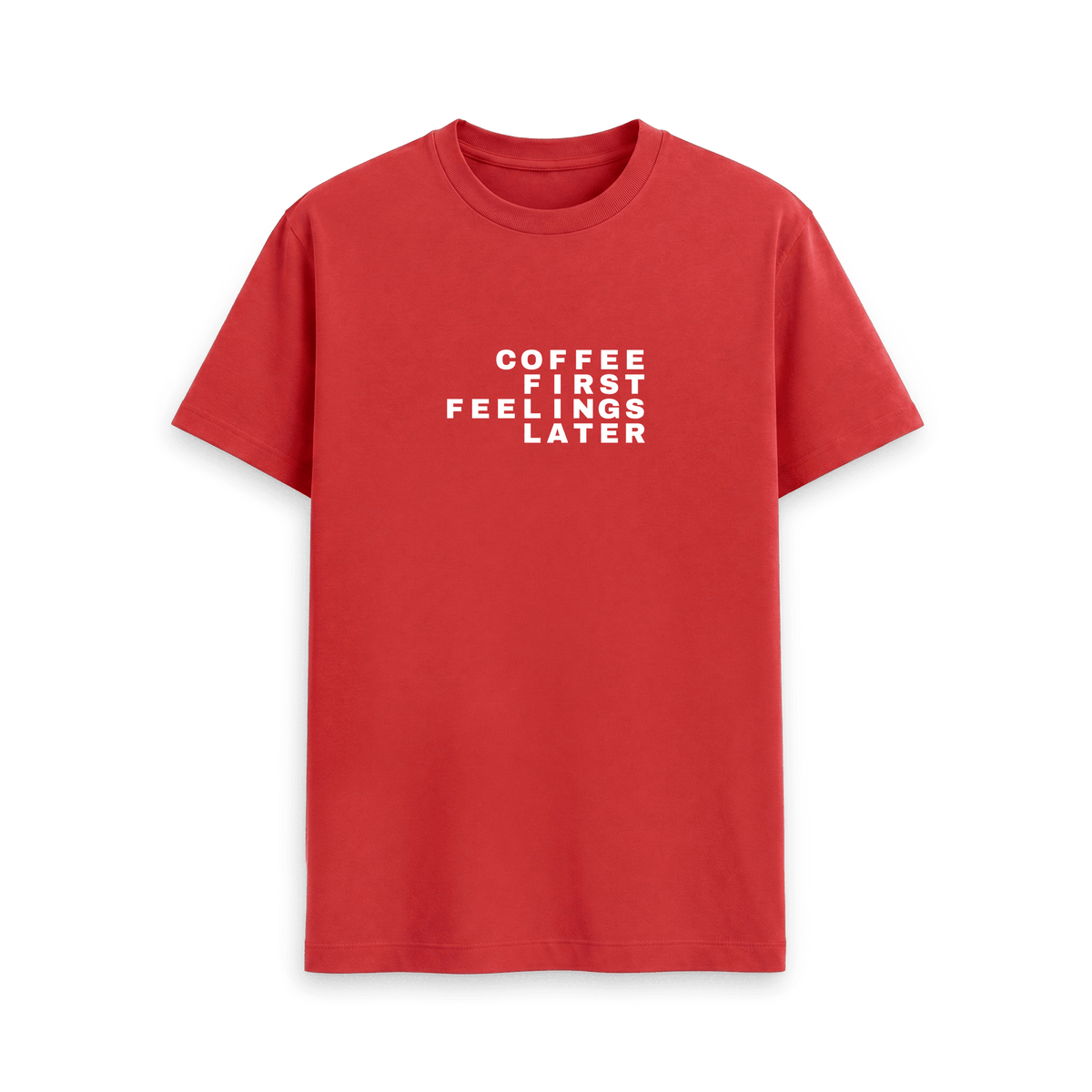 Red Printed T-shirt Front