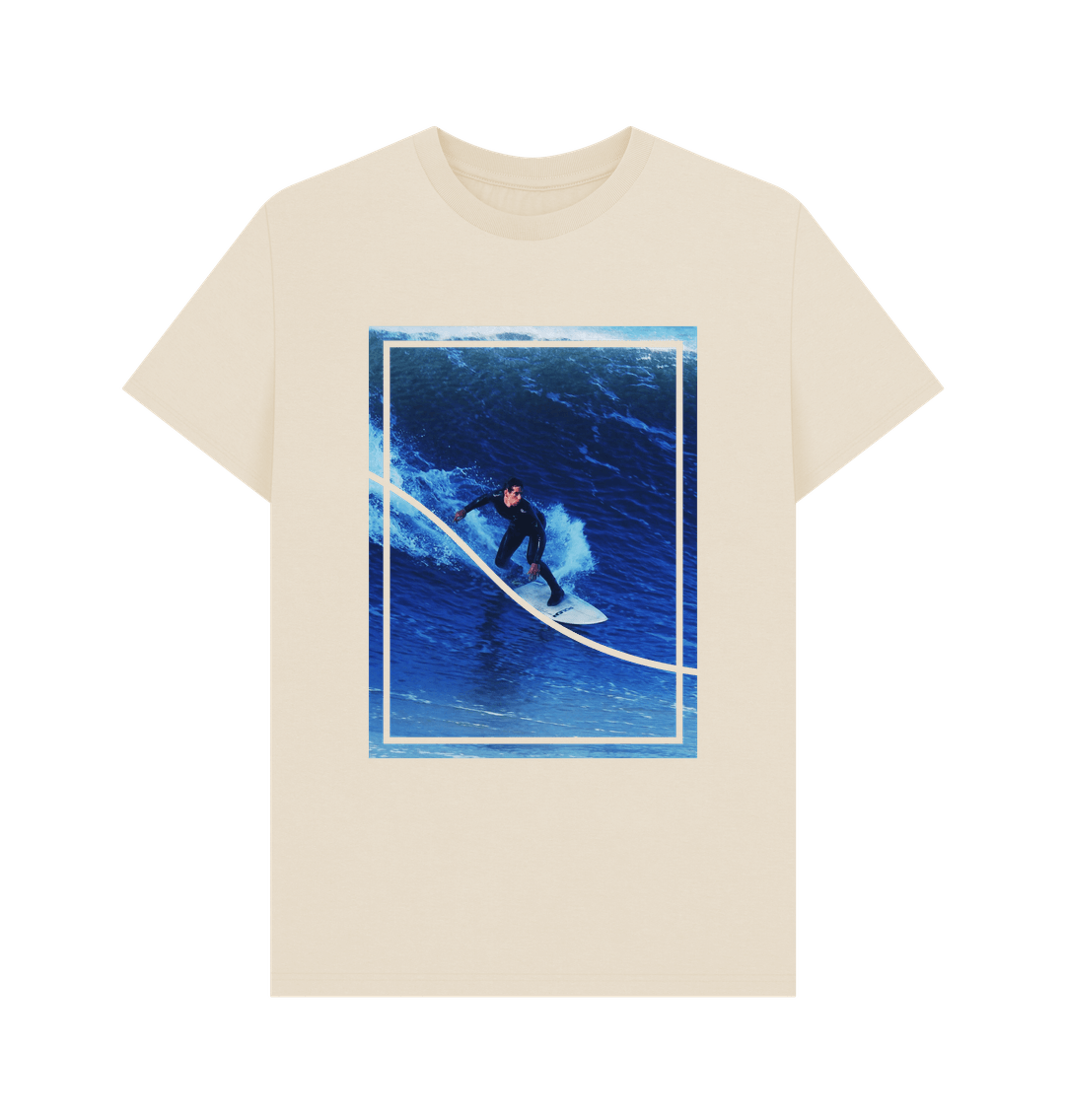 Oat Organic Cotton Men's Photo Surf T-Shirt