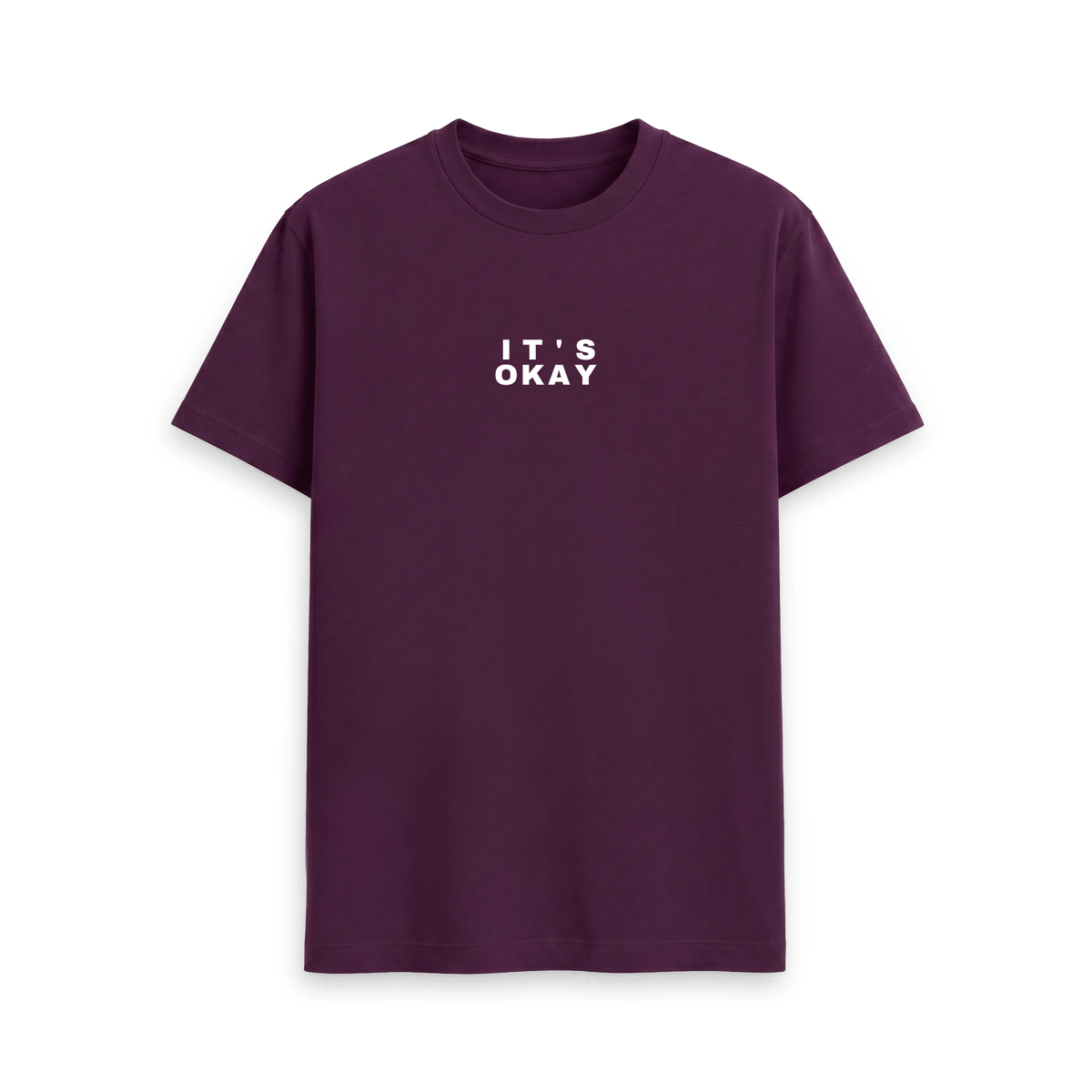 Purple Printed T-shirt Front
