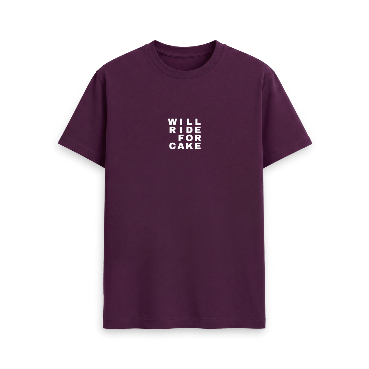 Purple Printed T-shirt Front