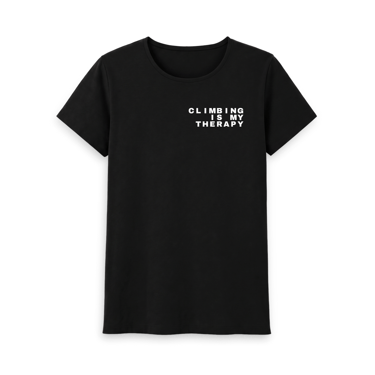 Black Printed T-shirt Front