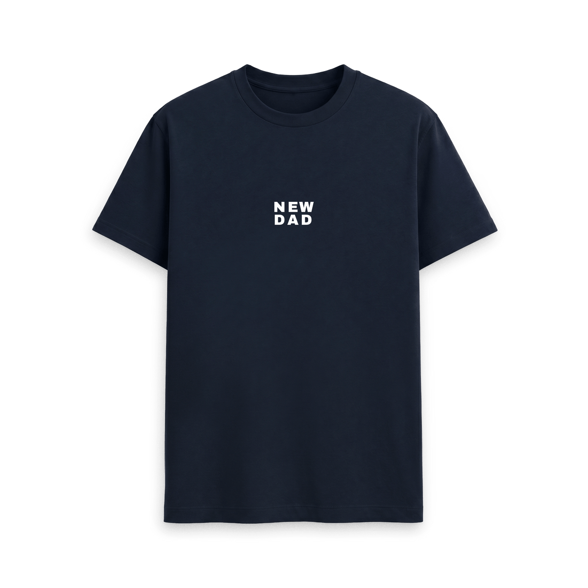 Navy Blue Printed T-shirt Front