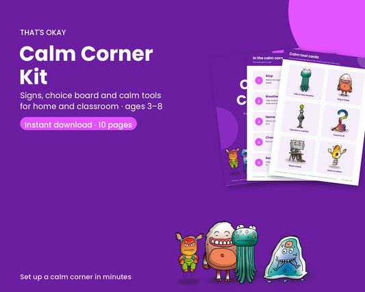 Calm Corner Kit (Printable PDF Download)