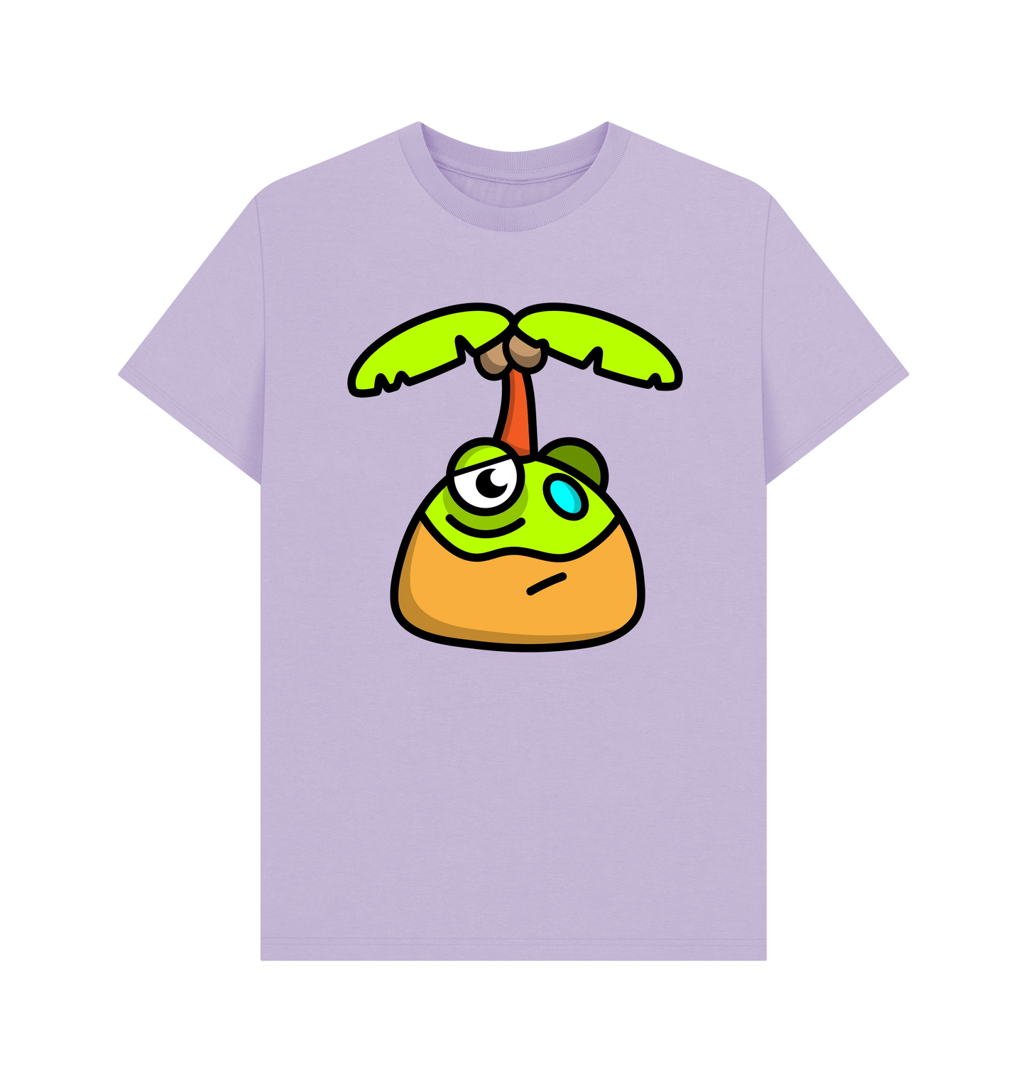 Lilac Printed T-shirt Front