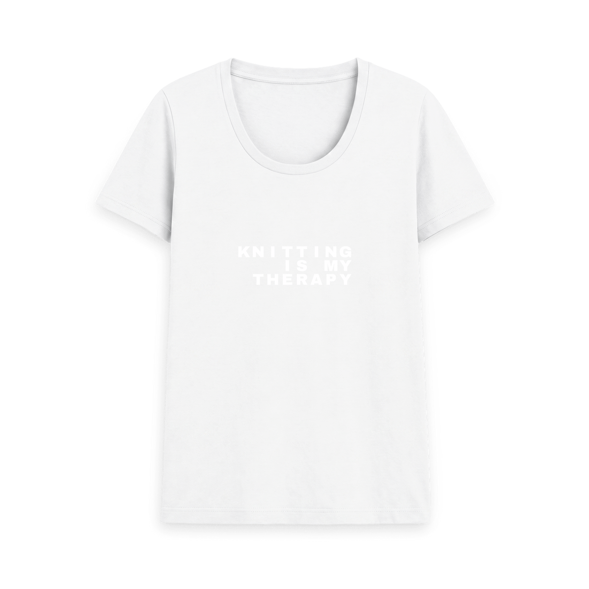 White Printed T-shirt Front