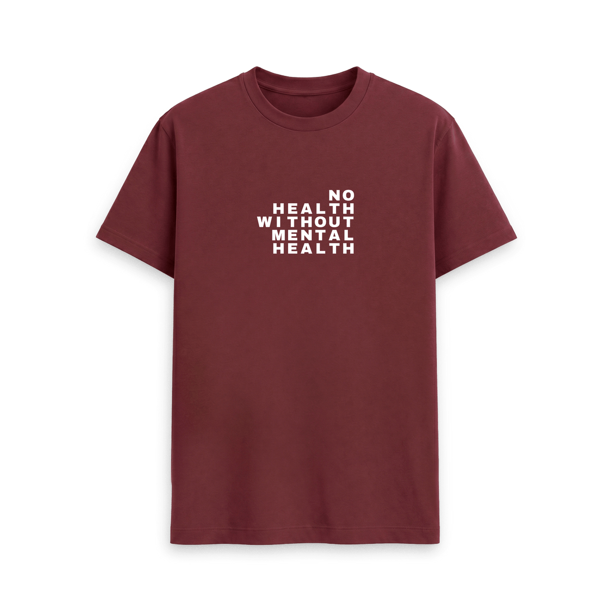 Red Wine Printed T-shirt Front