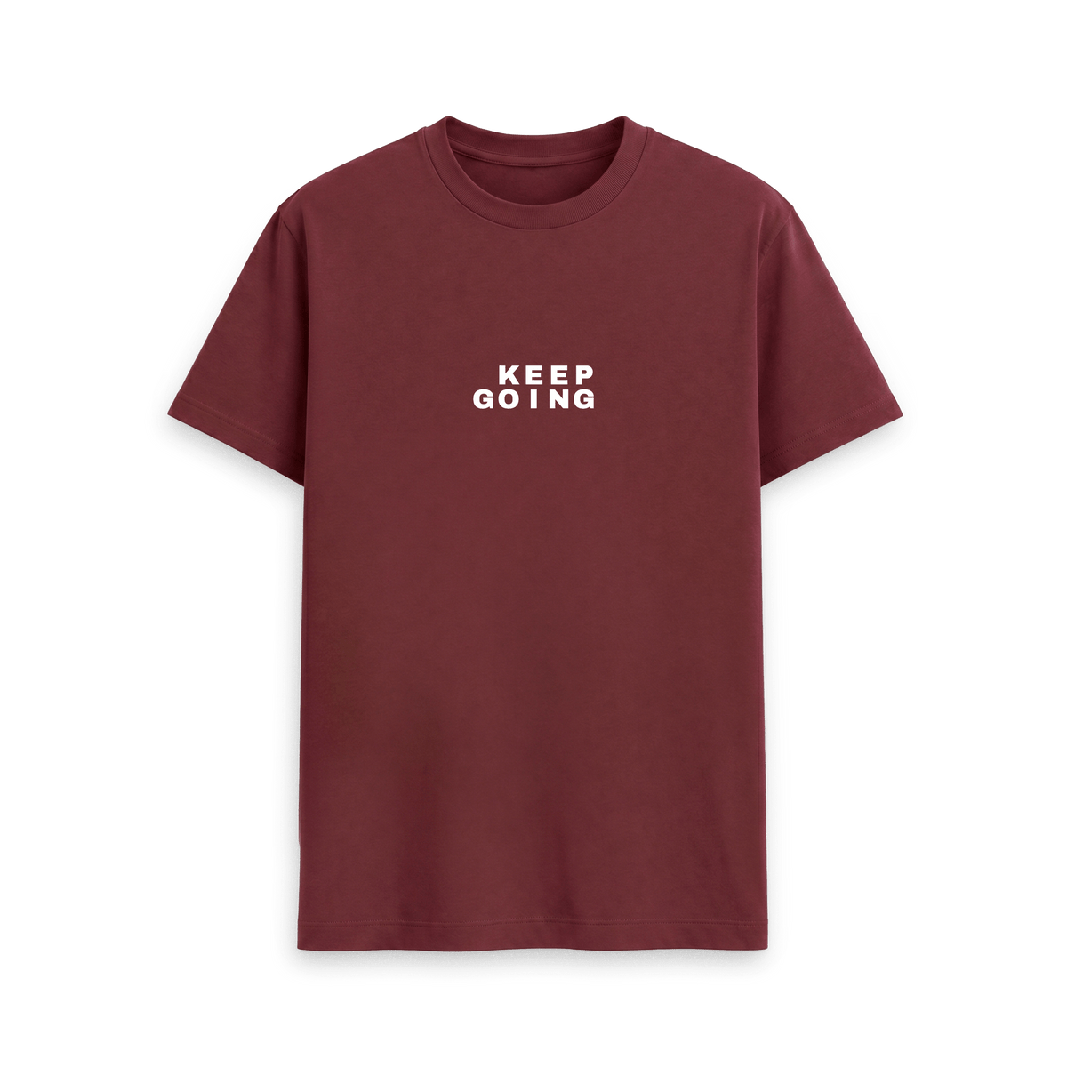 Red Wine Printed T-shirt Front