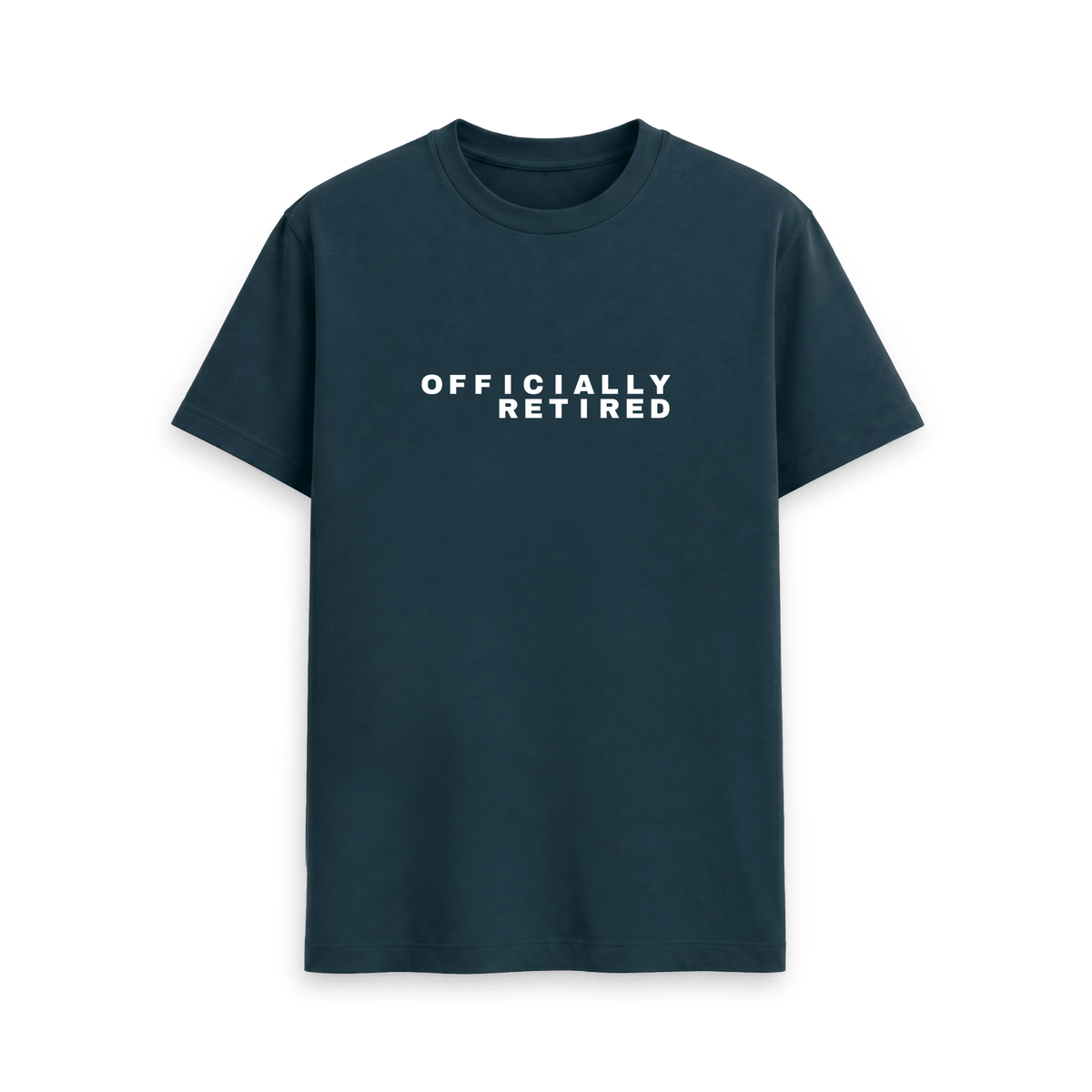 Denim Blue Printed T-shirt Front