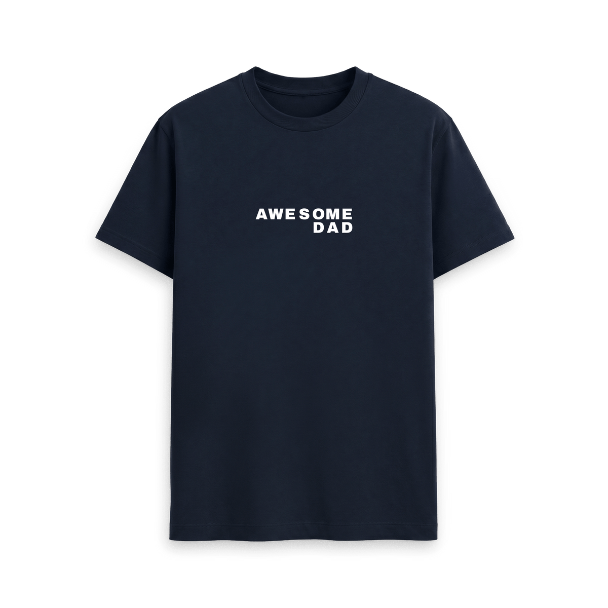 Navy Blue Printed T-shirt Front