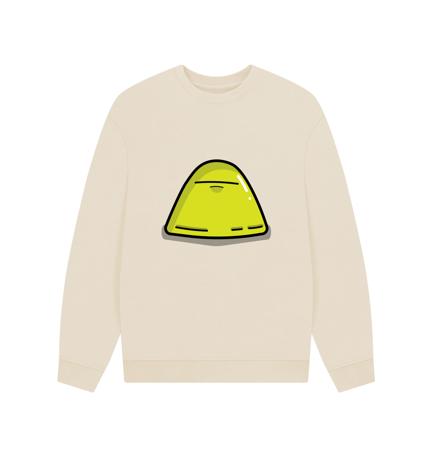Oat Printed Sweater Front