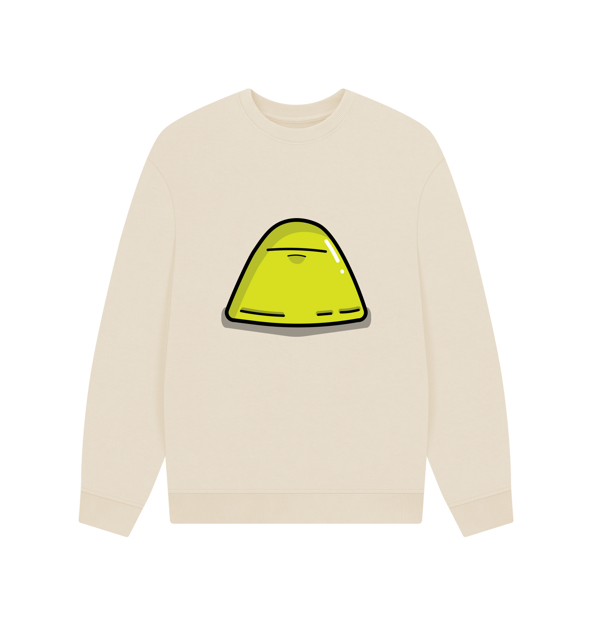 Oat Printed Sweater Front