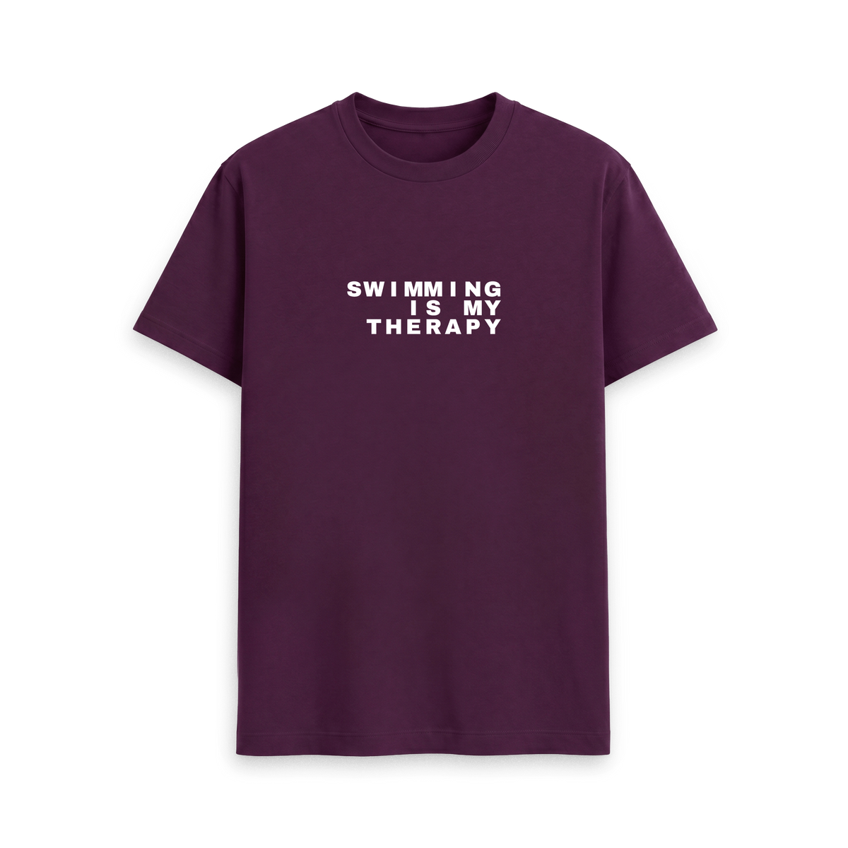 Purple Printed T-shirt Front