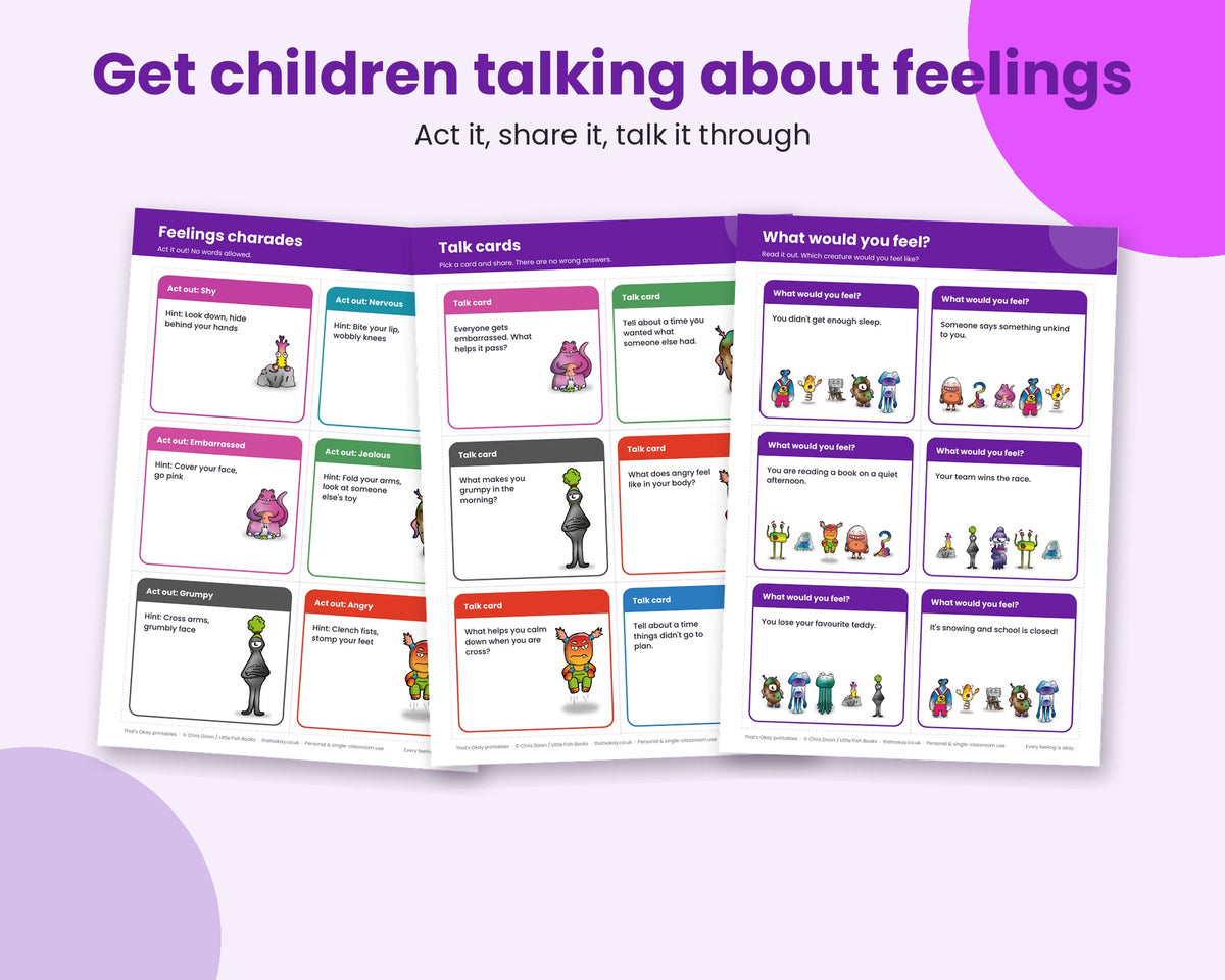 Complete Printables Bundle: All 16 Feelings Packs (Printable PDF Download)