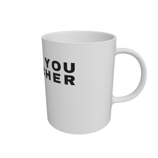White Mug Front