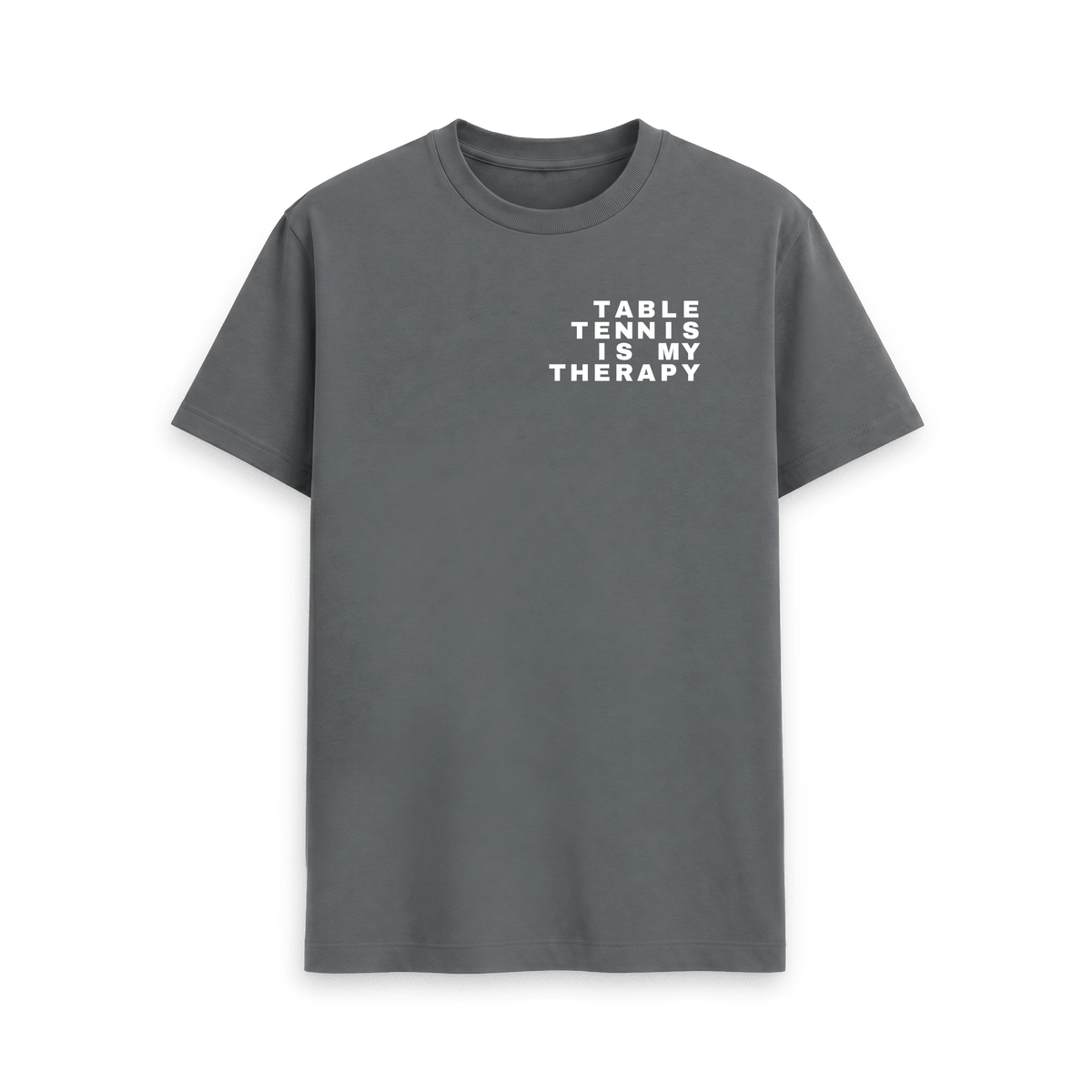 Slate Grey Printed T-shirt Front