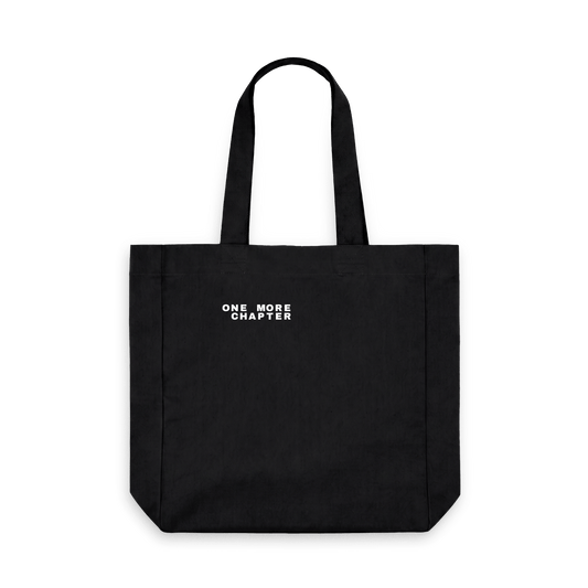 Black Printed Bag Front