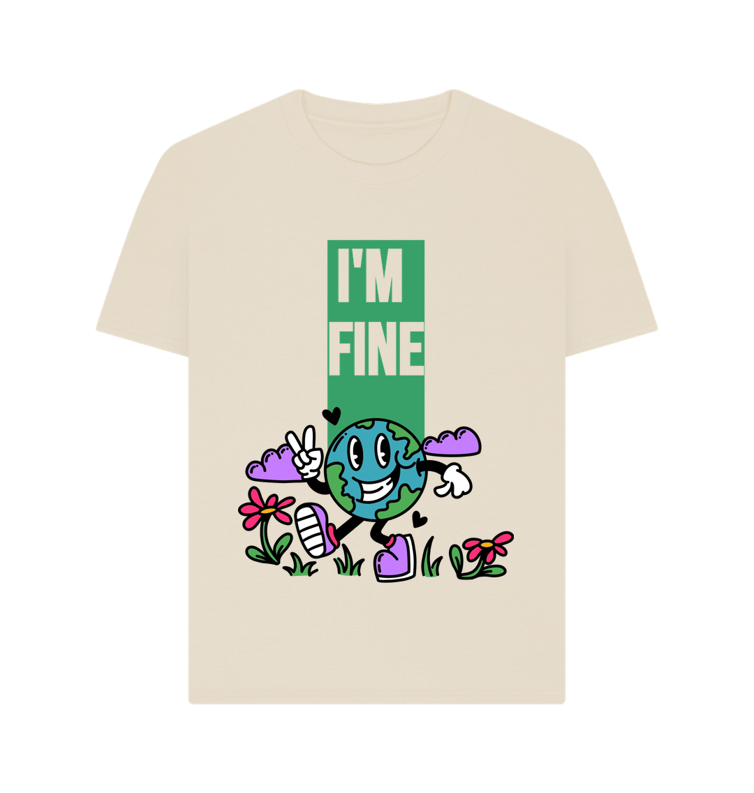 Oat Organic Cotton I'm fine Women's T-Shirt