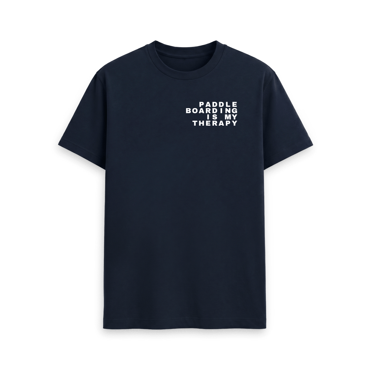Navy Blue Printed T-shirt Front