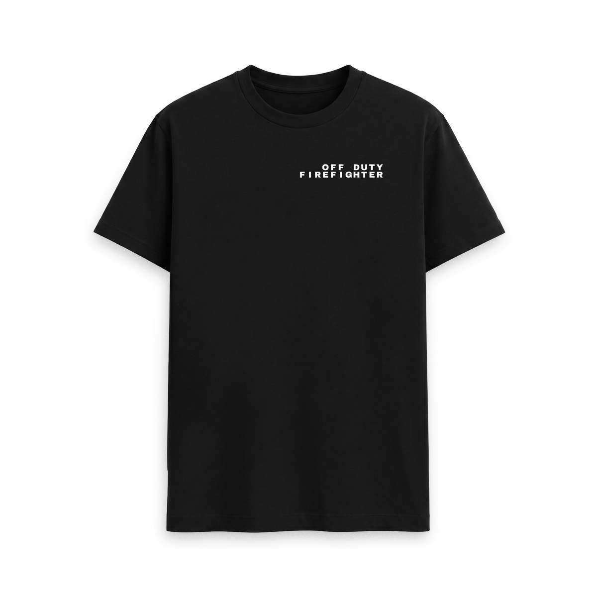 Black Printed T-shirt Front