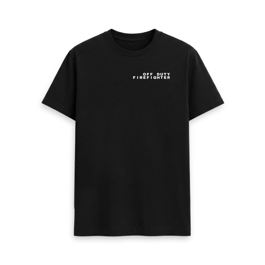 Black Printed T-shirt Front