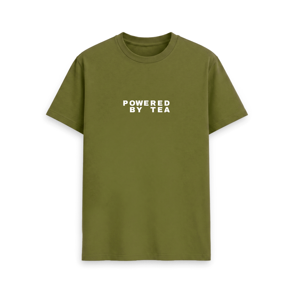 Moss Green Printed T-shirt Front