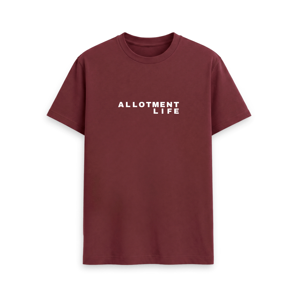 Red Wine Printed T-shirt Front