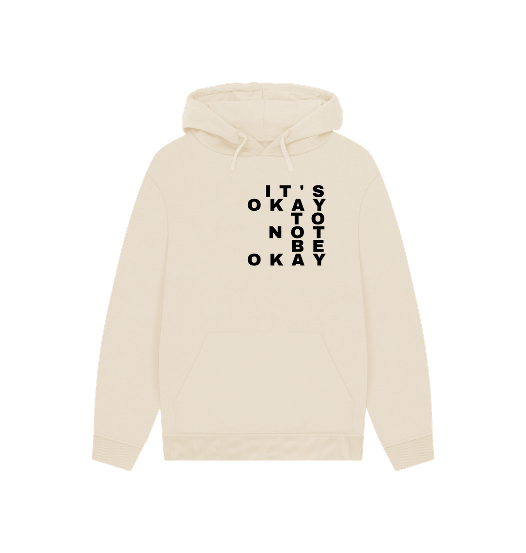 Oat Printed Hoody Front