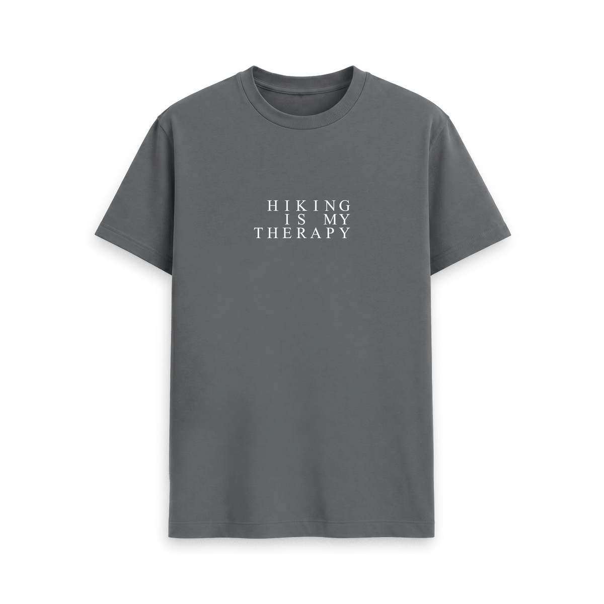 Slate Grey Printed T-shirt Front