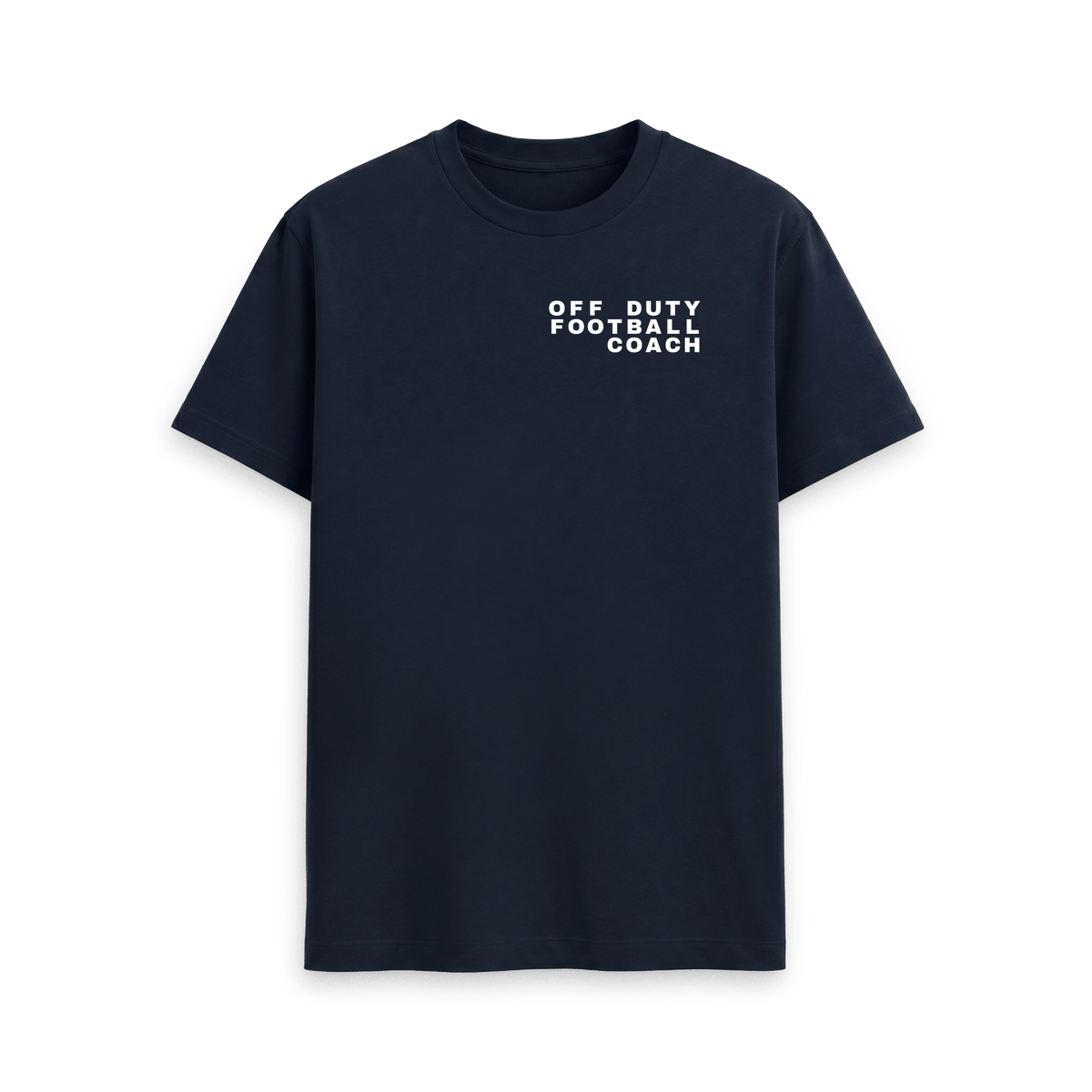 Navy Blue Printed T-shirt Front