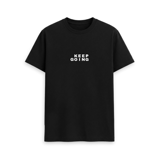 Black Printed T-shirt Front