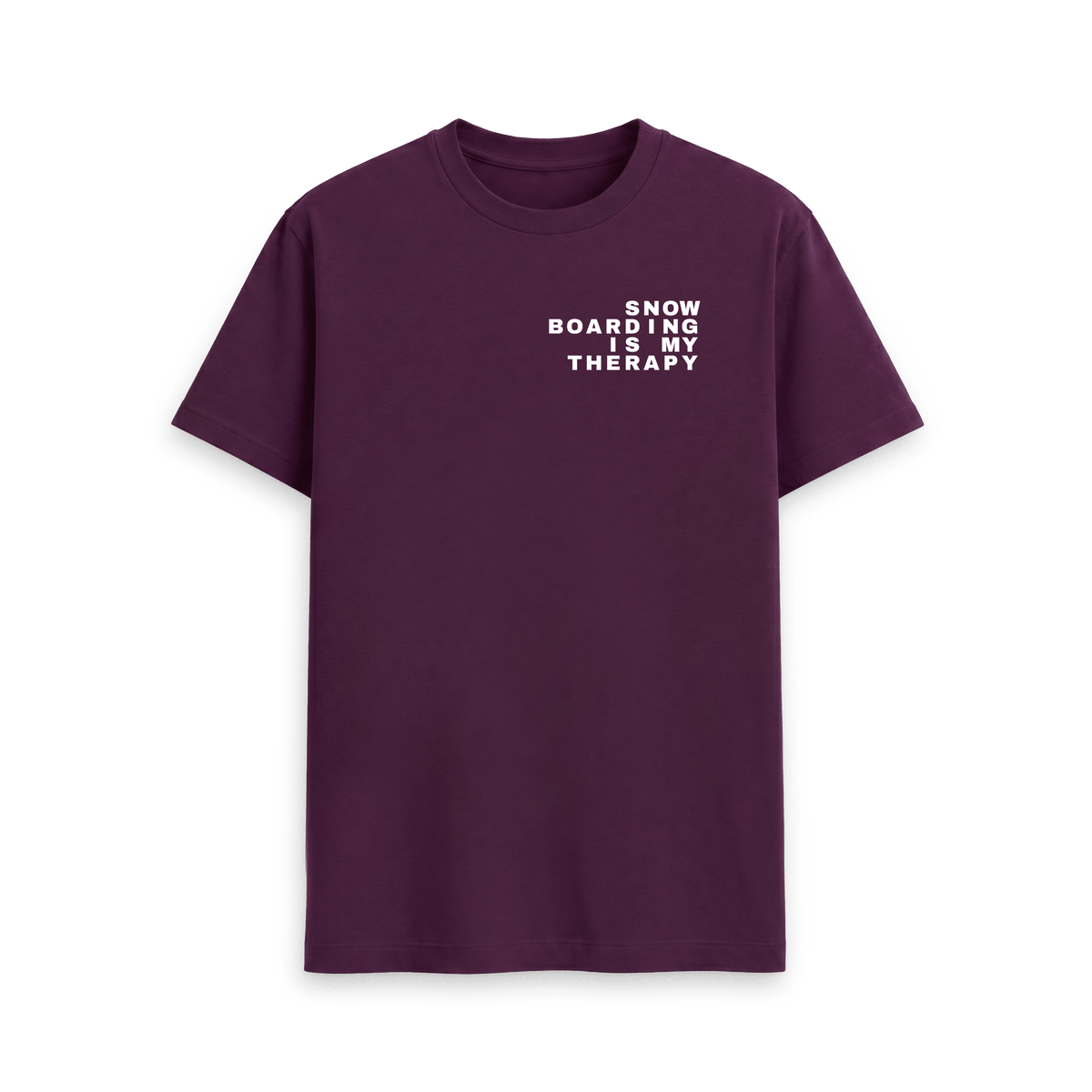 Purple Printed T-shirt Front