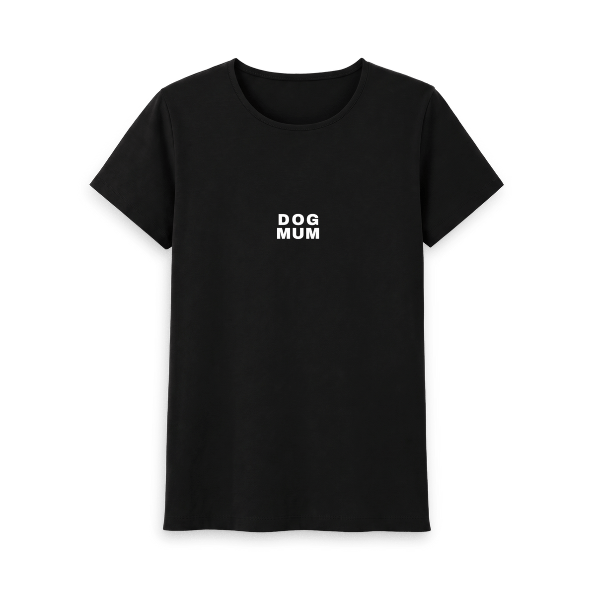 Black Printed T-shirt Front
