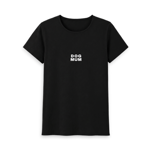 Black Printed T-shirt Front