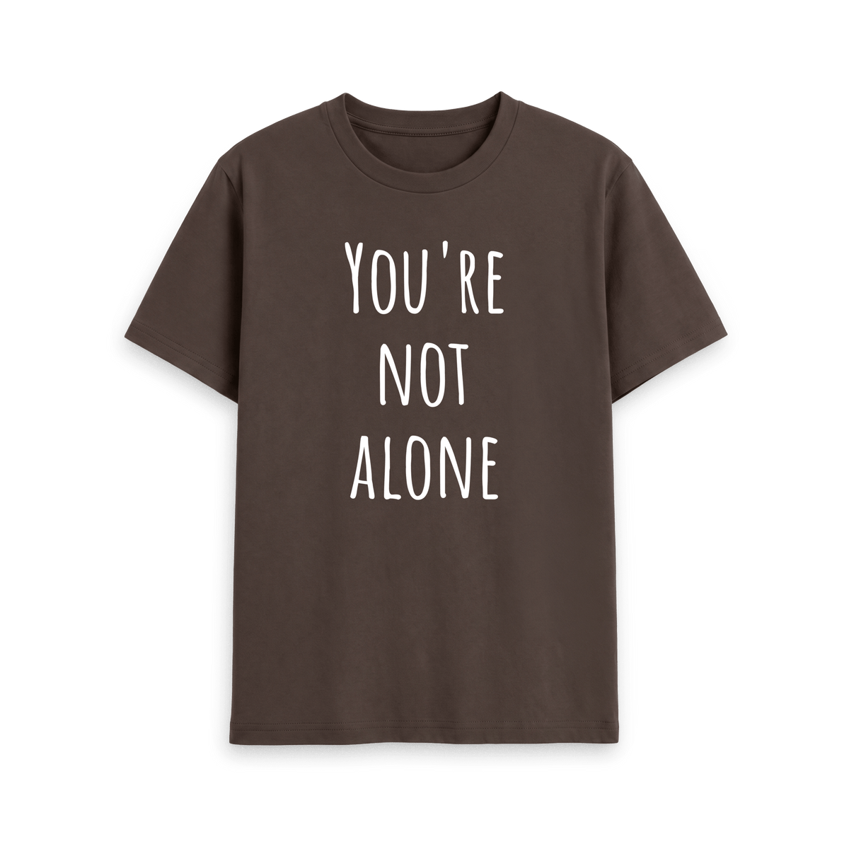 Chocolate Printed T-shirt Front